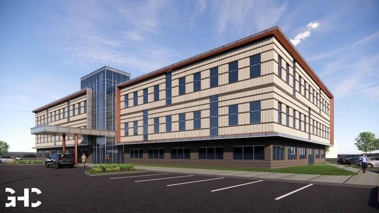 medical office building rendering