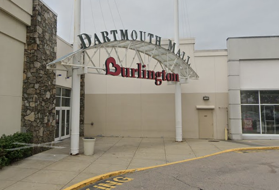 Dartmouth Mall entrance.