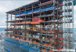 Comcast Technology Center Delays Topping To Investigate Possible Cracks