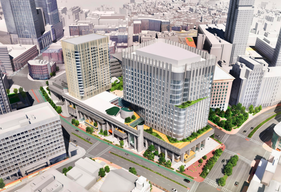 Rendering of Charles Hurley redevelopment.