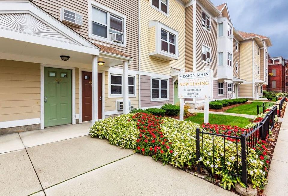 The Mission Main public housing complex in Boston's Roxbury Crossing neighborhood.