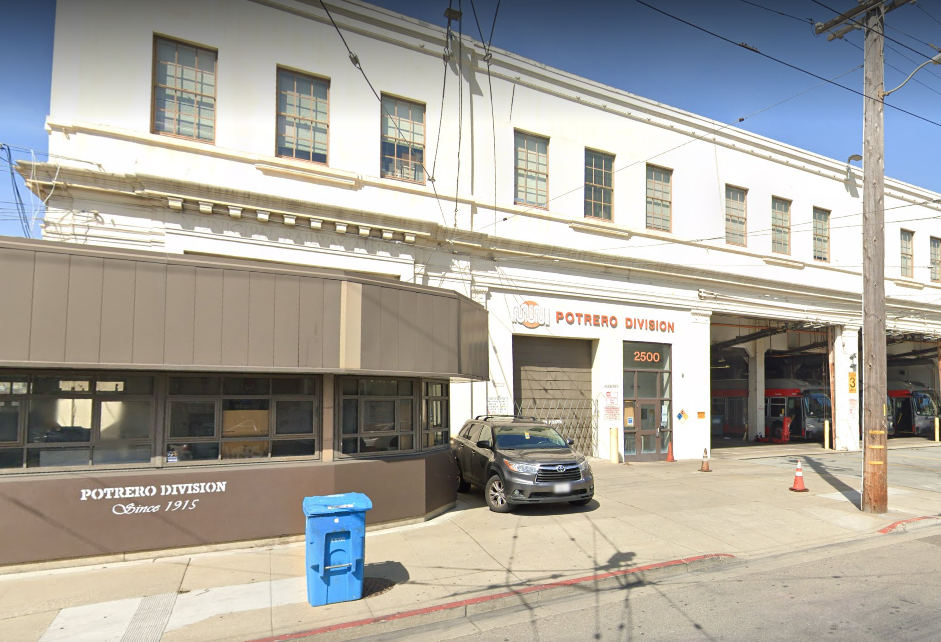 2601 Mariposa St., San Francisco, California, Potrero Bus Yard