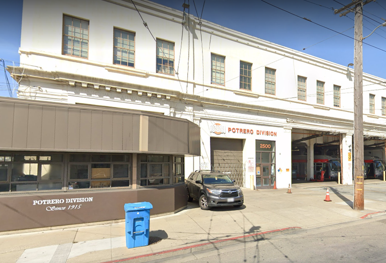 2601 Mariposa St., San Francisco, California, Potrero Bus Yard