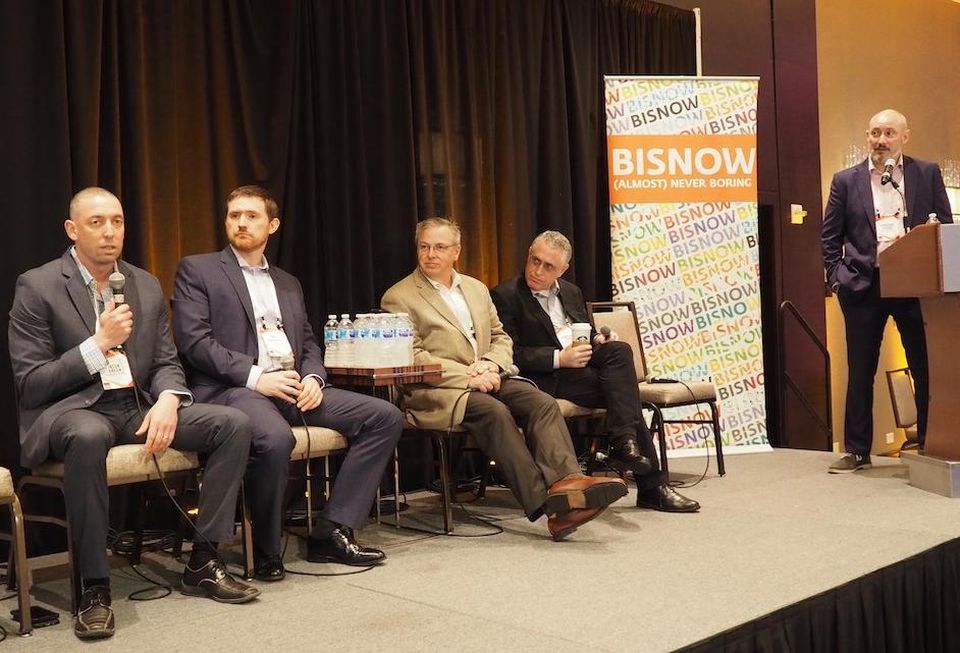 Element Critical's Jason Green, Green Lane Design's Drew Farnsworth, Delaware Health Information Network's Mark Jacobs, Intermedia's Jonathan Levine and Datacentrs Inc.'s Donough Roche