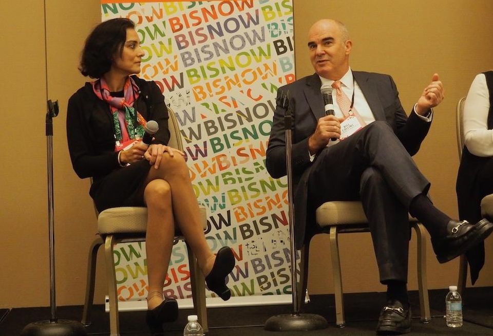 Capital One's Sadhvi Subramanian and Cushman & Wakefield's Bill Collins