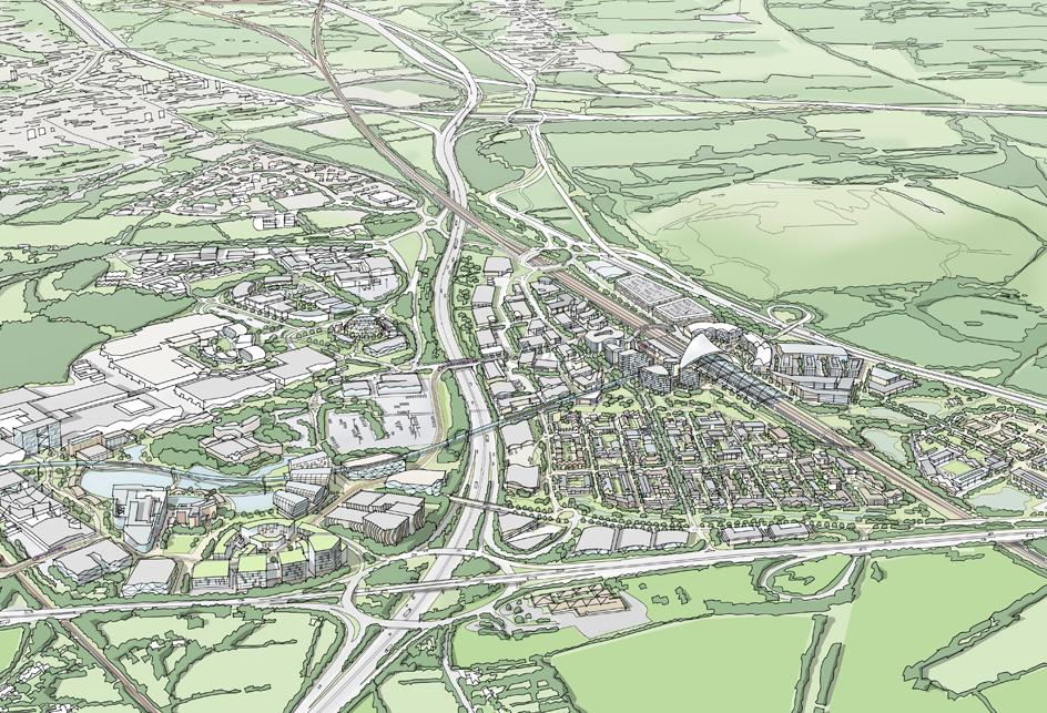 The Hub site, including HS2 station at Solihull March 2017