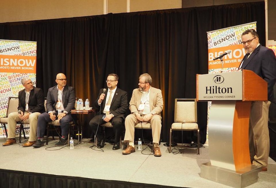 Munters Corp.'s Mike Herwald, RagingWire's Phillip Sandino, Johnson Control's Chris Rudio, COPT Data Center Solution's Jeff Ivey,