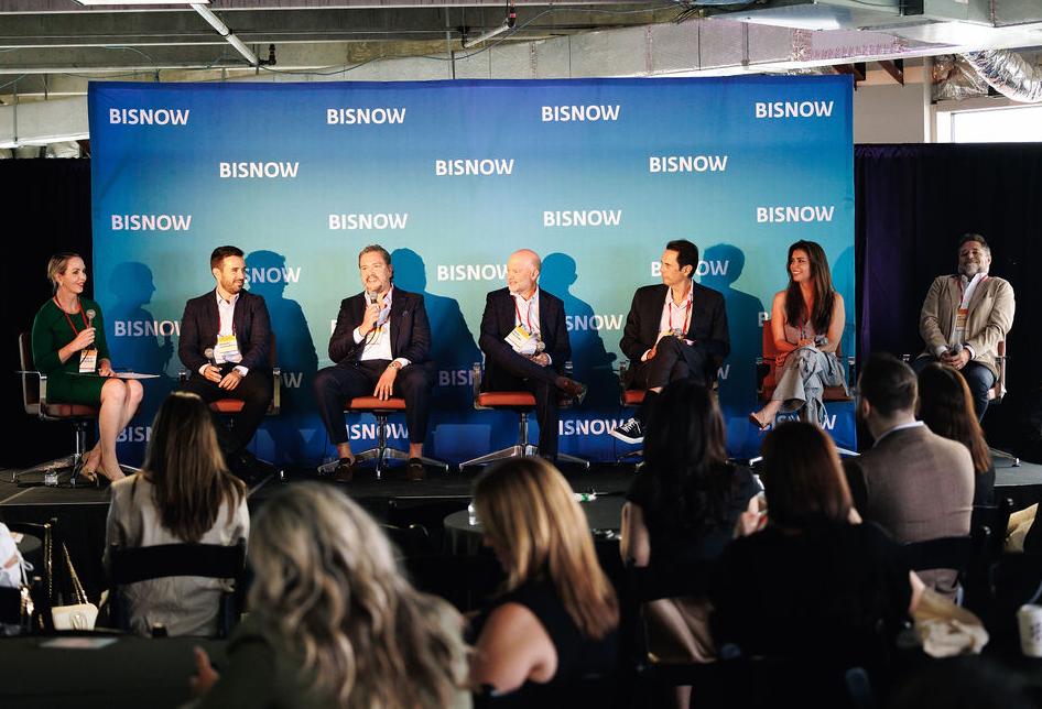 Greenberg Traurig’s Danielle Gonzalez, Empira Group’s Branko Kuzmanovic, FCP’s Bruce Gago, Two Roads Development’s Brad Meltzer, Key International’s Inigo Ardid, CMC Group’s Christine Martinez de Castro and 13th Floor Investment’s Rey Melendi spoke on a panel about housing at Bisnow’s Miami State Of The Market event on Sept. 12, 2023.
