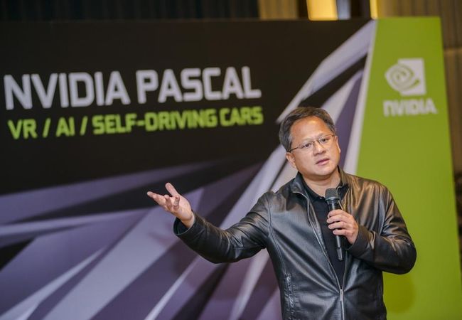 Nvidia CEO Jensen Huang in 2016. 