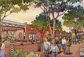  A new project by the Fort Worth Heritage Development will redevelop horse and mule barns into a historic area in Fort Worth’s Stockyards. 
The 185k SF redevelopment which will be called FWHD encompasses two barns situated between Mule Alley at 122 and 124 East Exchange Ave in Fort Worth. At build out, the $175M Fort Worth Heritage Development will have 70 acres around the Stockyards, $45M of which is allotted for the barn redevelopment. 