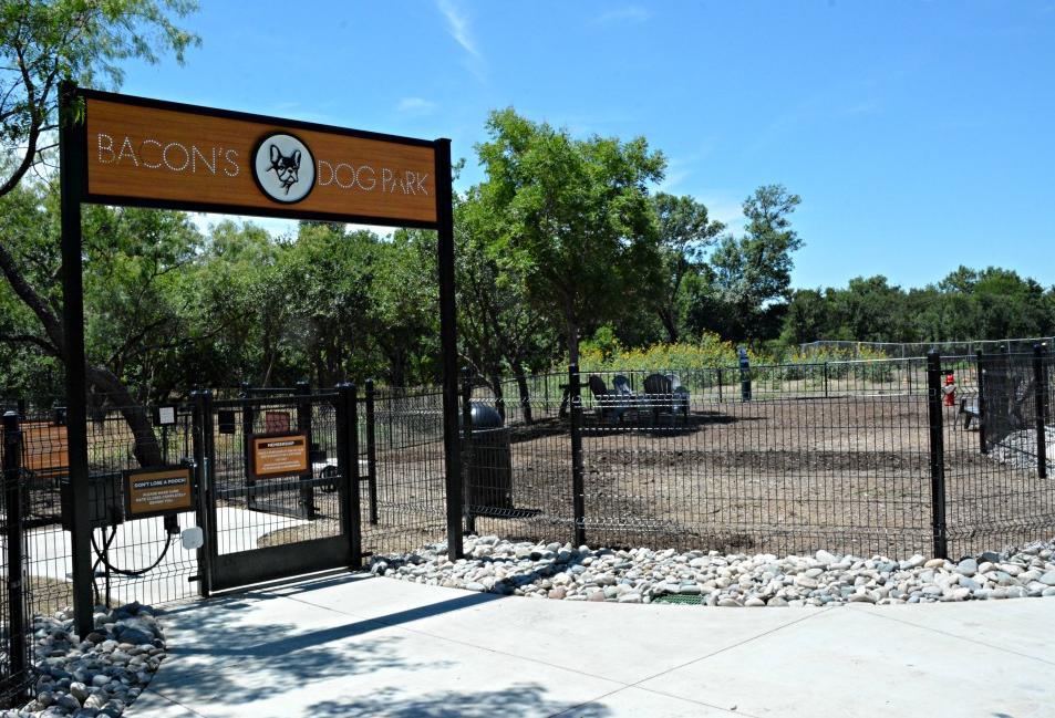 The dining hub called The Shacks Dining & Dog Park opens Saturday within the 1,800-acre development. The 8-acre tract near Plano Parkway and Windhaven Parkway will have TK restaurants, outdoor seating a 1-acre dog park named after Billingsley’s French bulldog, Bacon. 
