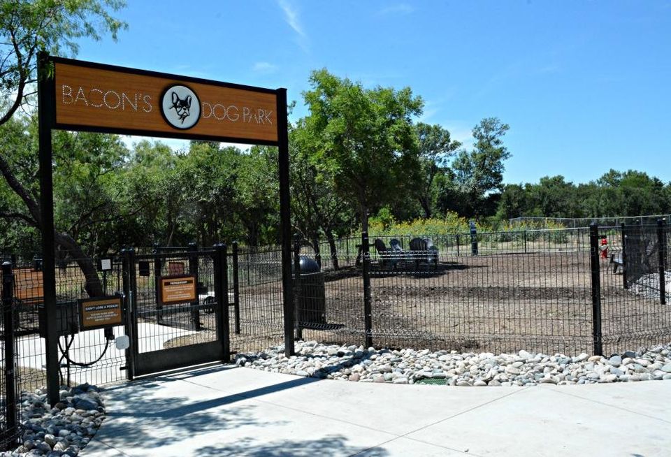 The dining hub called The Shacks Dining & Dog Park opens Saturday within the 1,800-acre development. The 8-acre tract near Plano Parkway and Windhaven Parkway will have TK restaurants, outdoor seating a 1-acre dog park named after Billingsley’s French bulldog, Bacon.