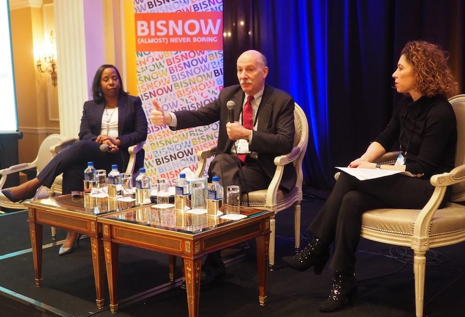 Holland & Knight Partner Janene Jackson, D.C. Council Chairman Phil Mendelson and D.C. Policy Center Executive Director Yesim Sayin Taylor
