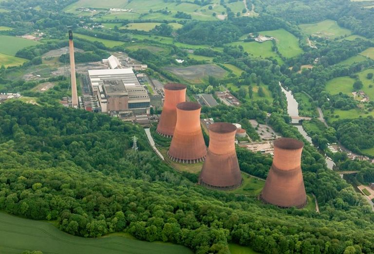 Ironbridge powerstation near Telford as acquired by Harworth Estates 2018