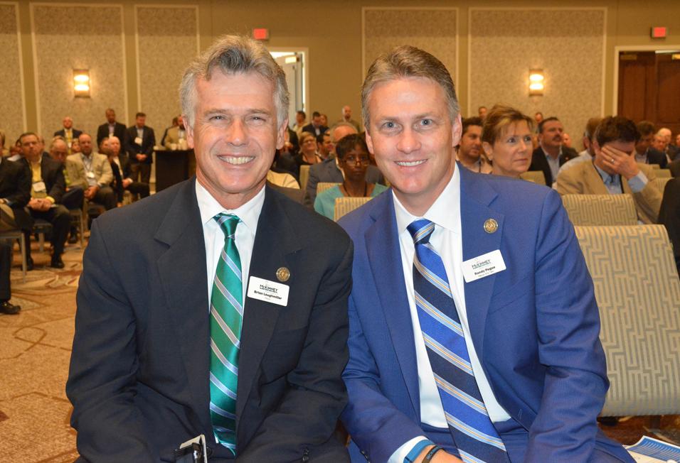 McKinney mayor Brian Loughmiller and McKinney mayor pro tem Randy Pogue