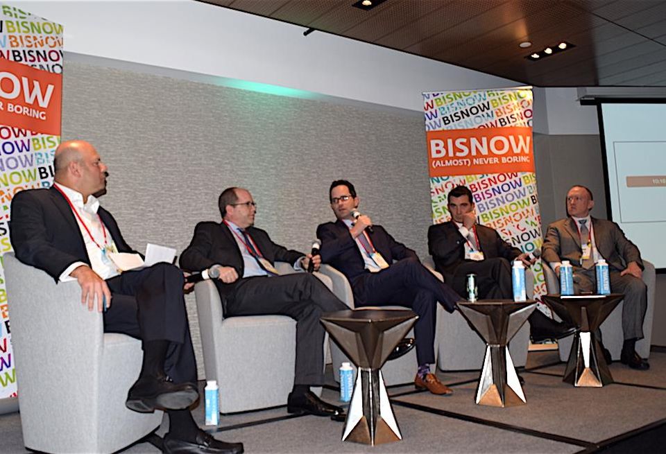 CohnReznick's Ron Kaplan, CPPIB's Peter Ballon, Allianz's Gary Phillips, Zurich Asset Management's Sean Bannon and QIC's Eric Belman