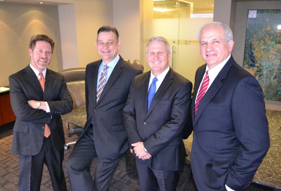 Younger Partners’ Carter Crow, Langford Property Co.’s Eric Langford, Flaherty Development’s Brian Flaherty, Younger Partners’ Byron McCoy
