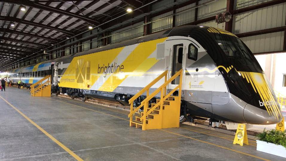 Brightline train service in Florida 