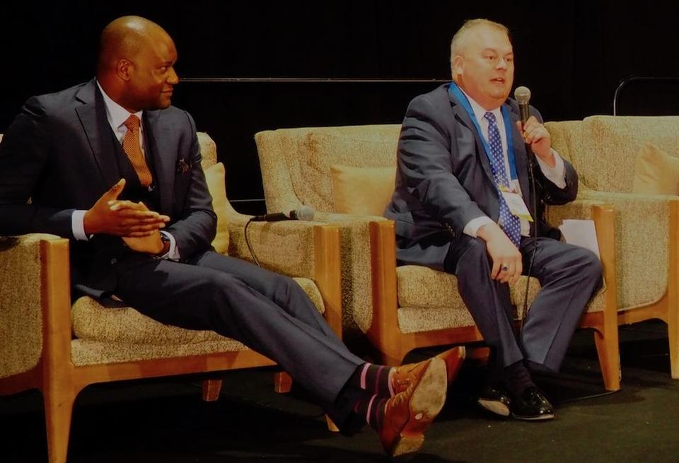 Dantes Partners' Buwa Binitie and United Bank's Joe LeMense