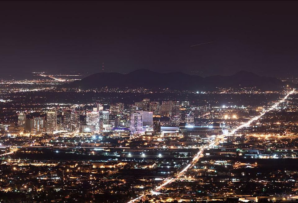 Downtown Phoenix Skyline at night