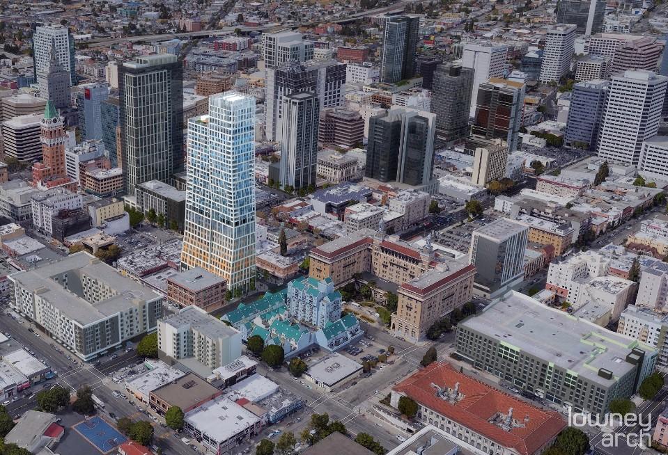 Developer Proposes 440-Foot Mixed-Use Tower In Oakland