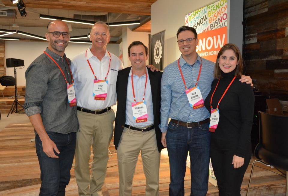Endeavor RE Group principal Johnathan Tate
Industrious national launcher Leah Alexander
DPR senior project manager Adam Johnson
Vuka Creative founder and CEO Brian Schoenbaum
Moderator Swinerton Builders division manager Bret Hall 