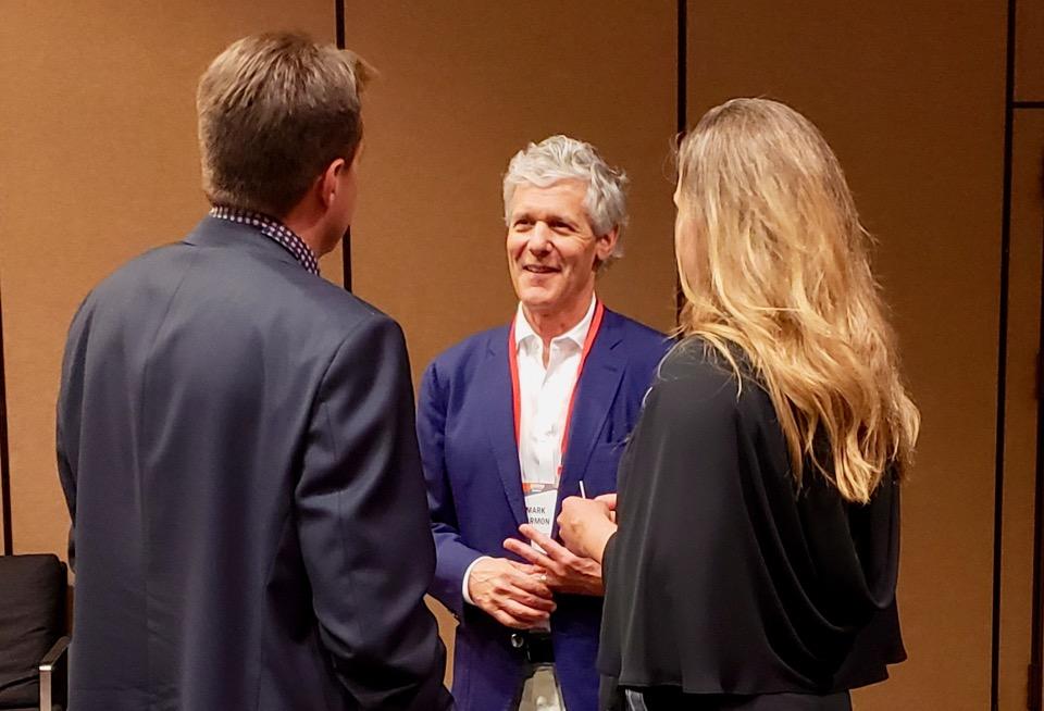 Auberge Resorts CEO Mark Harmon Auberge Resorts CEO Mark Harmon networks with guests April 26 at Bisnow’s Lodging & Innovation Series West event at the Sheraton Grand hotel in downtown Los Angeles.