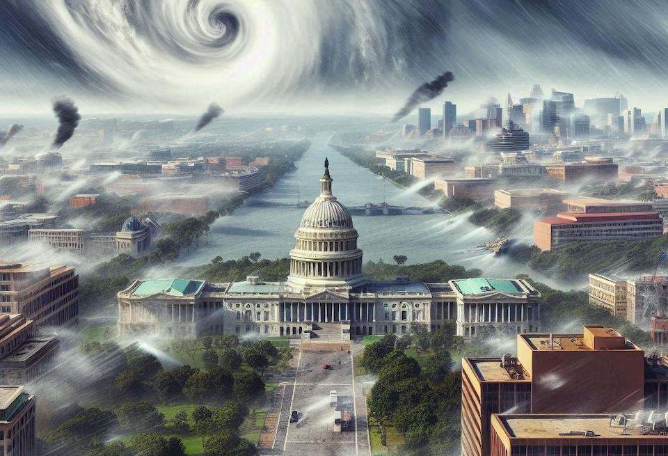 d.c. office buildings hurricane storm