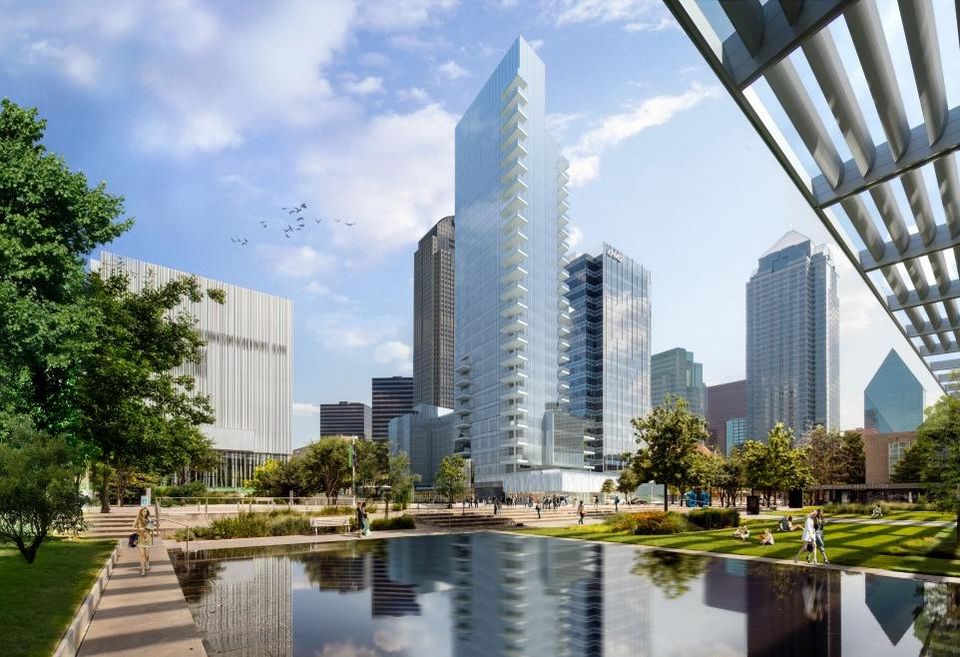 The second phase of Hall Arts ceremonially broke ground on Friday. The 25-story condo tower and 183-room hotel development will deliver in Fall 2019.