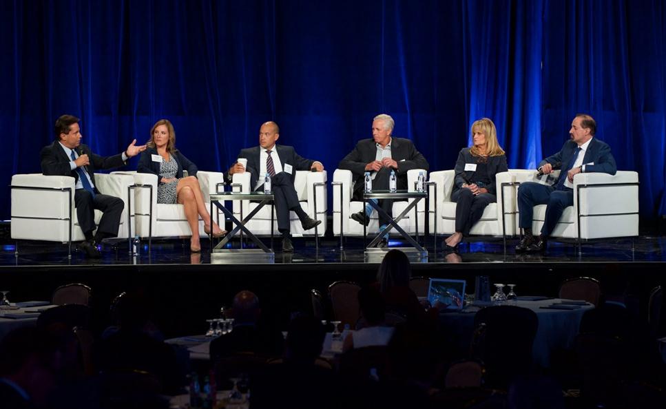 NKF's Kevin Shannon, Kilroy Realty Corp.'s Tracy Murphy, The Blackstone Group's Chris Graham, LBA Realty's David Thomas, CBRE's Darla Longo and Allen Matkins' Tony Natsis NKF's Kevin Shannon, Kilroy Realty Corp's Tracy Murphy, The Blackstone Group's Chris Graham, LBA Realty's David Thomas, CBRE's Darla Longo and Allen Matkins' Tony Natsis