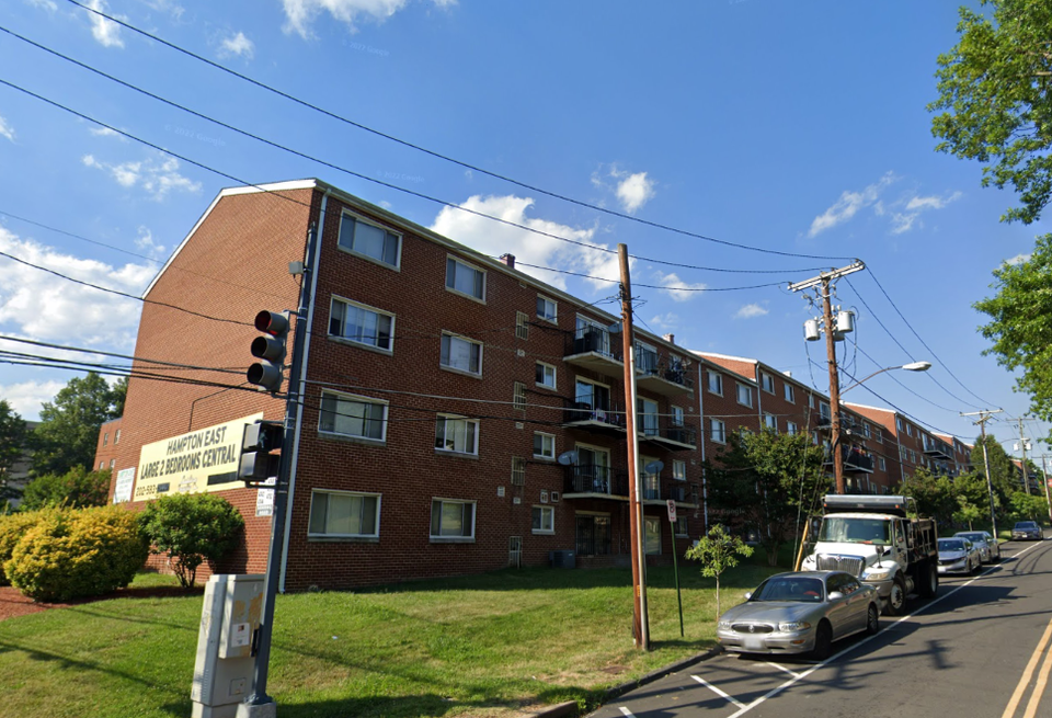 The Hampton East apartment community.