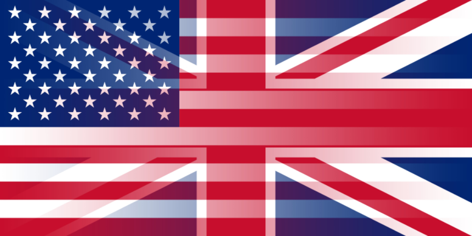 Blend of the UK and U.S. flags