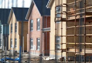 social housing being built in Manchester's Moss Side area