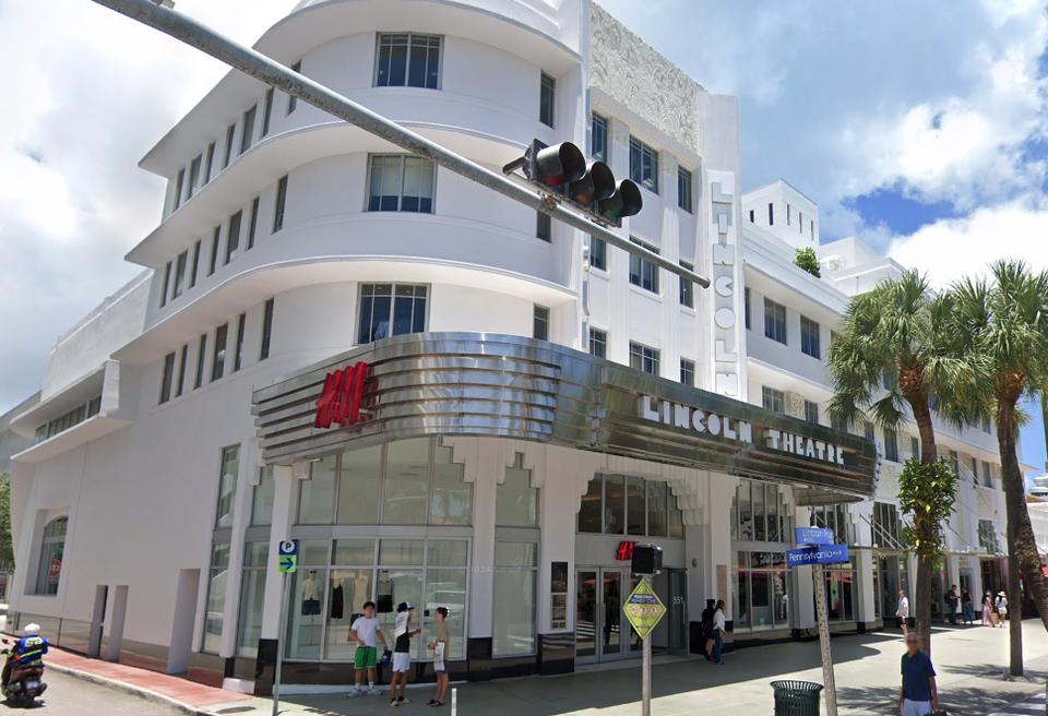 The Lincoln Theatre building, which is mostly leased to H&M, sold for $37M.