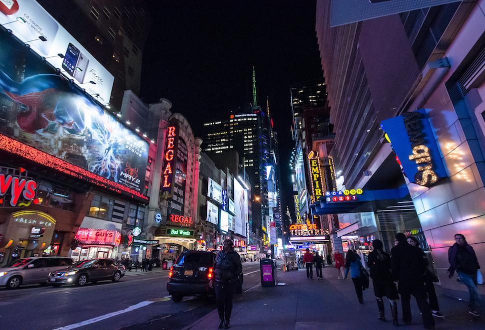 Times Square in Manhattan