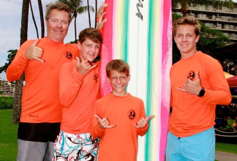 Tonaquint CEO Jim Buie and his sons. 