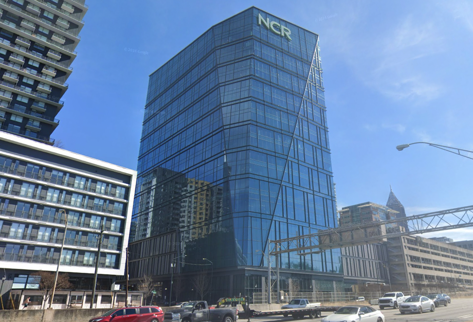 The Atlanta headquarters of NCR Corp., which split into two firms in late 2023: NCR Voyix and NCR Atleos.