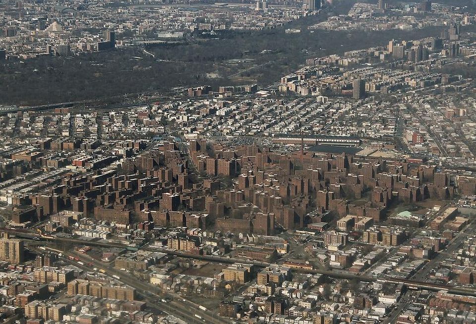 Parkchester, one of the Bronx neighborhoods slated to get a regional rail connection via the Metro-North rezoning, in 2013.