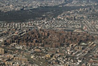 Parkchester, one of the Bronx neighborhoods slated to get a regional rail connection via the Metro-North rezoning, in 2013.