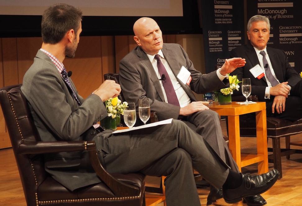 Georgetown Professor Matthew Cypher Interviewing Real Estate Roundtable Ceo Jeff Deboer Georgetown Matthew Cypher Real Estate Roundtable Jeff DeBoer