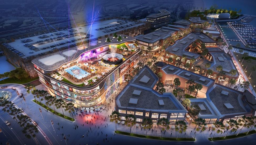 Queen Mary Island rendering in Long Beach, Calif.