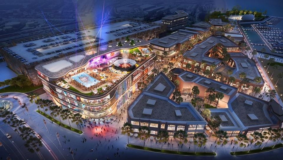 Queen Mary Island rendering in Long Beach, Calif.