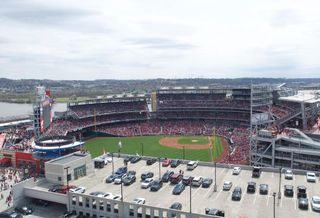 Nationals Park from 1221 Van