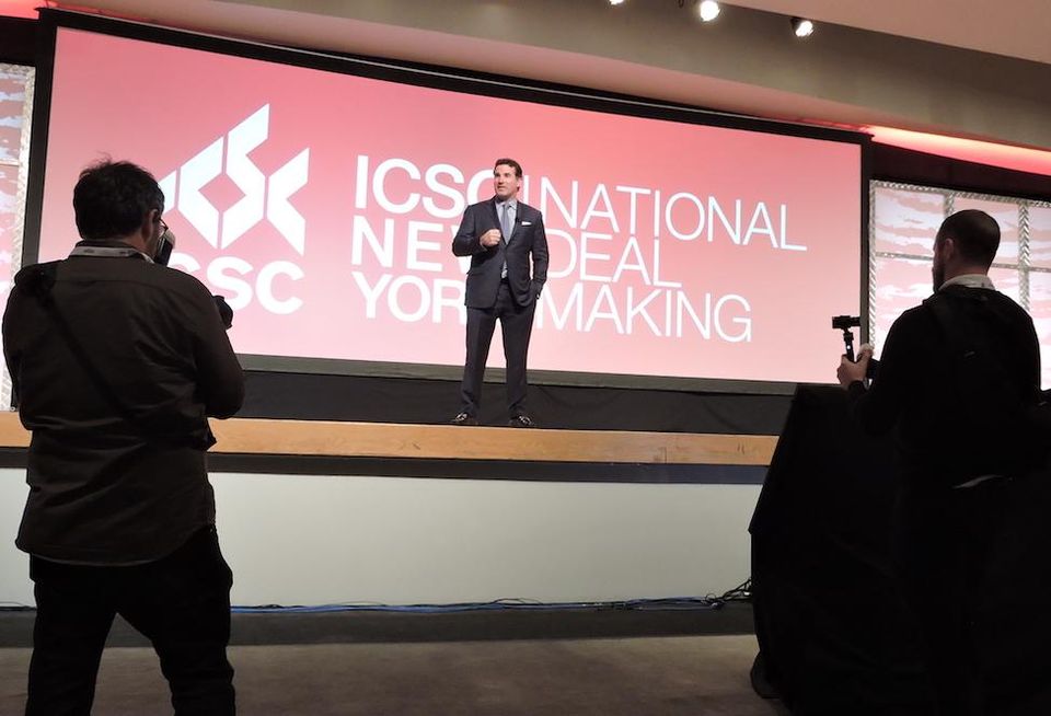 Under Armour CEO Kevin Plank at ICSC in New York, Dec. 5, 2016