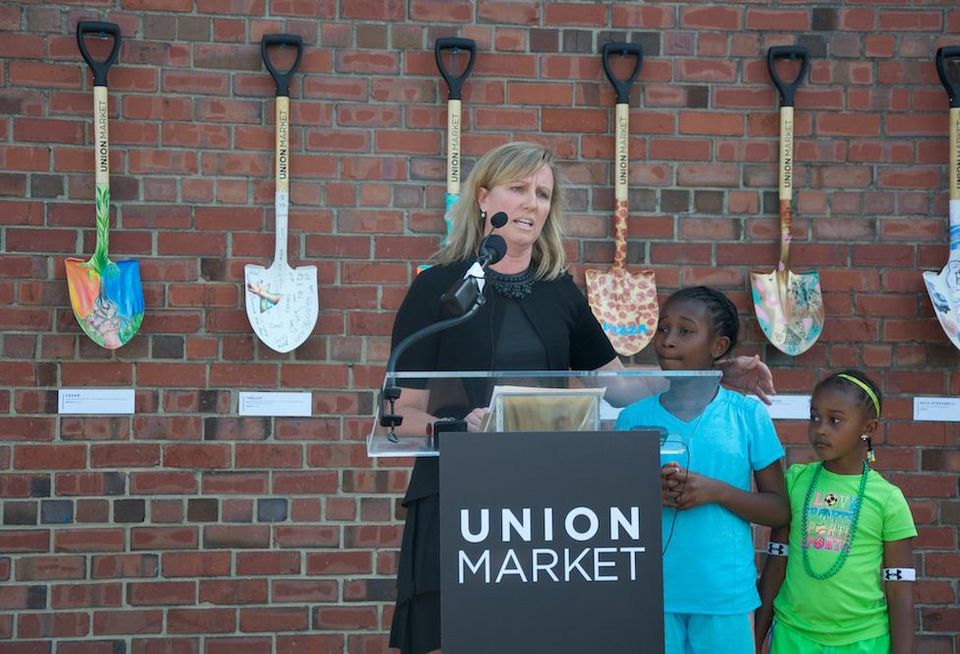 Jodie McLean Union Market groundbreaking