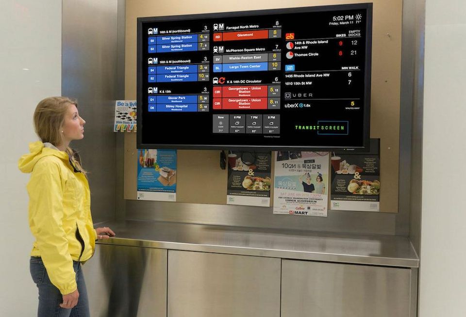 TransitScreen George Washington University