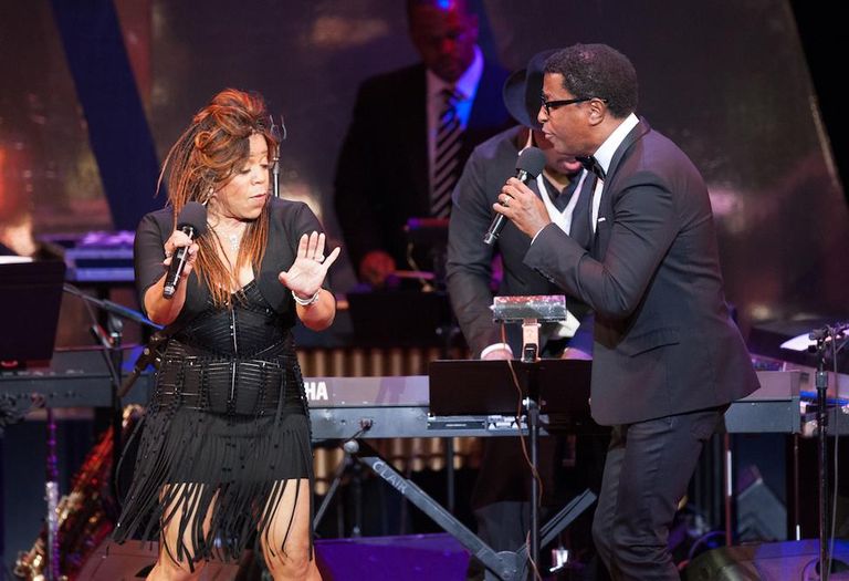 Valerie Simpson and Kenny 