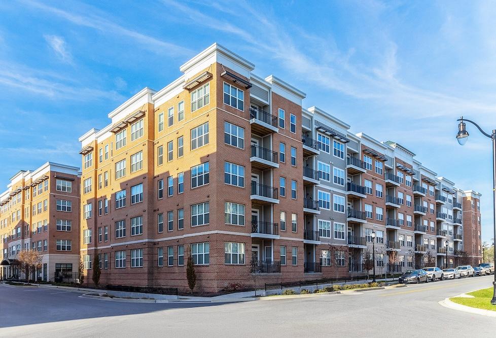 The Dartmoor Place at Oxford Square apartment building in Elkridge. 