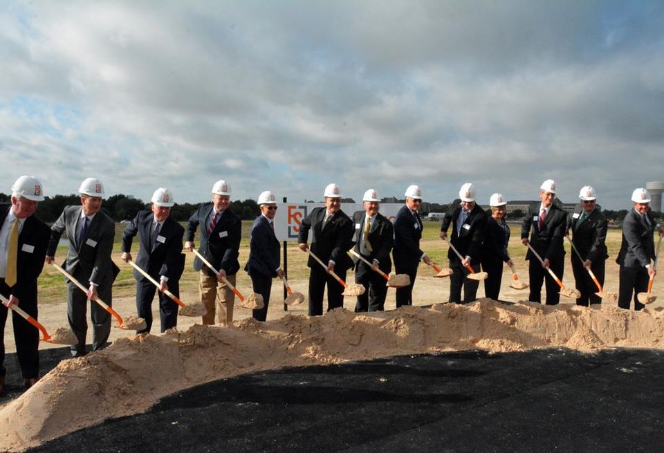 What used to be a hay field about an hour north of downtown Dallas is now well on its way to becoming the largest development in Frisco's $5B Mile. Frisco Station, the 242-acre master planned development on Warren Parkway, broke ground this morning.