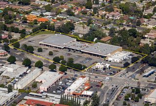 A former shopping center at 17 Las Tunas Drive in Arcadia